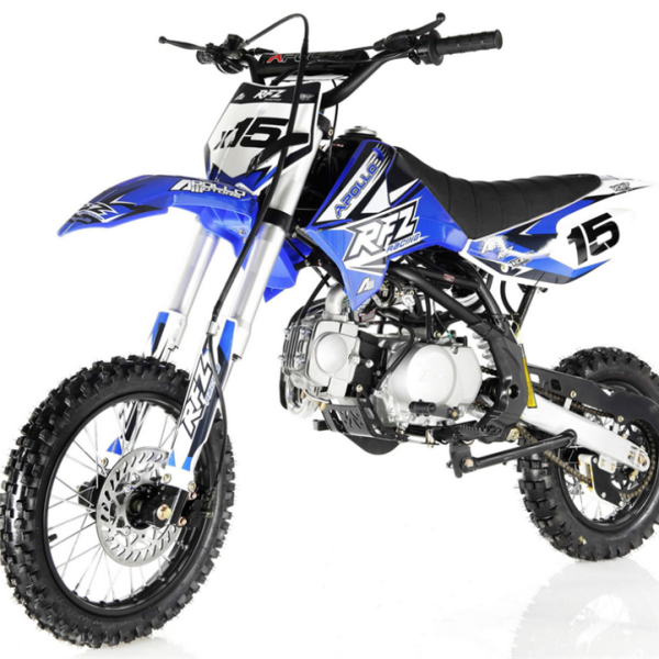 Apollo 125cc RFZ X16 Dirt Bike, Automatic, 14/12 inch Wheels, Ages 12 and up