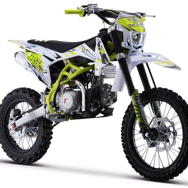 TrailMaster C40 140cc Gas Dirt Bike, 4-Speed Manual Clutch (17/14) Wheels, Ages 16 and up