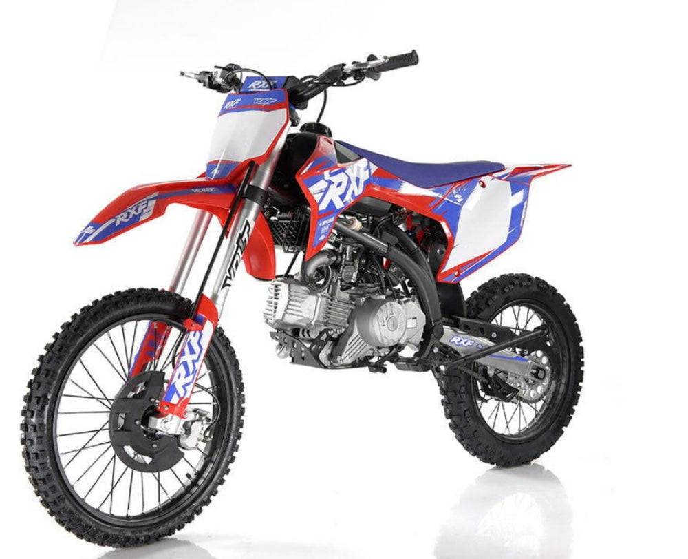 Apollo RXF200 Max 190cc Dirt Bike, 5-Speed Manual, Electric Start, 19/16 inch Wheels, Ages 16 and up