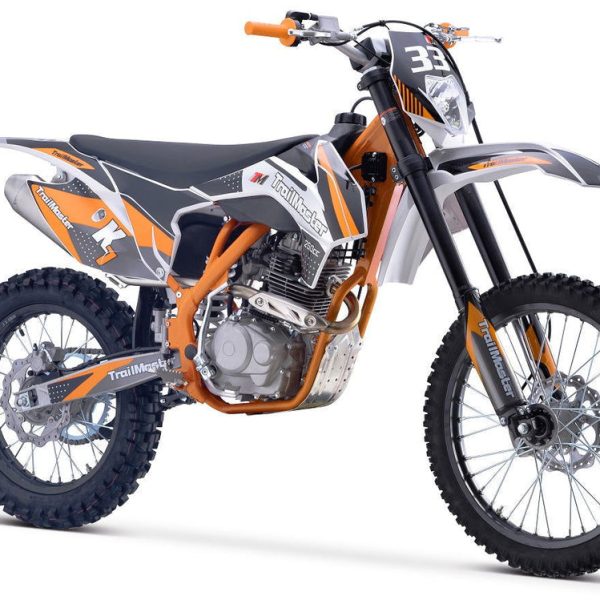 TrailMaster TM33 250 Dirt Bike, 5-Speed Manual, Dual Disc Brakes (21/18)