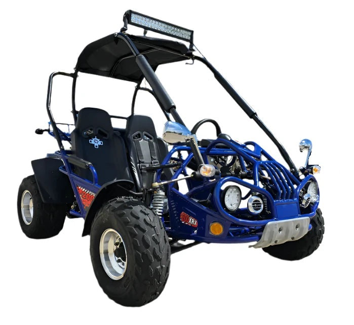 TrailMaster 200 XRX Deluxe Buggy Go Kart, Alloy Wheels, Lights, Turn Signals - Image 2