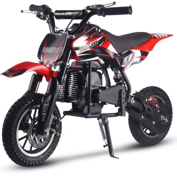 Alien DLX Kids Gas Dirt Bike, 50cc 2-Stroke, Age 6 and up