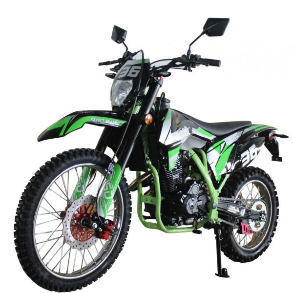 Broncho 300 Dual Sport Dirt Bike, 5-Speed Manual, Electric Start, (21/18) Wheels