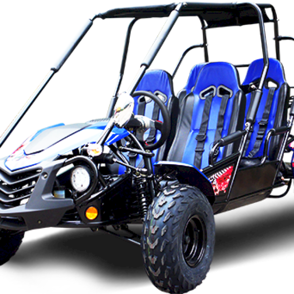 TrailMaster Blazer4 200EX EFI 4-Seater Buggy Go Kart, Extended Cab