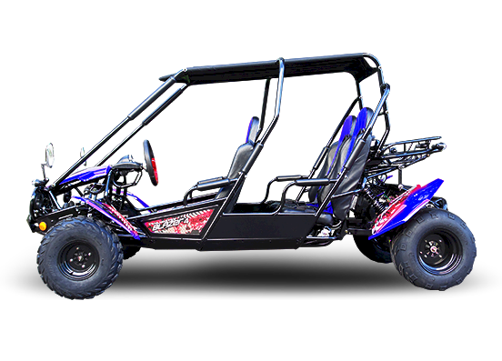 TrailMaster Blazer4 200EX EFI 4-Seater Buggy Go Kart, Extended Cab - Image 2