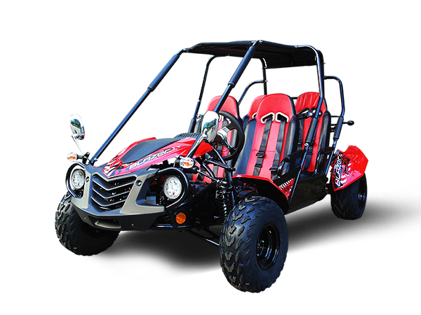 TrailMaster Blazer4 200EX EFI 4-Seater Buggy Go Kart, Extended Cab - Image 3