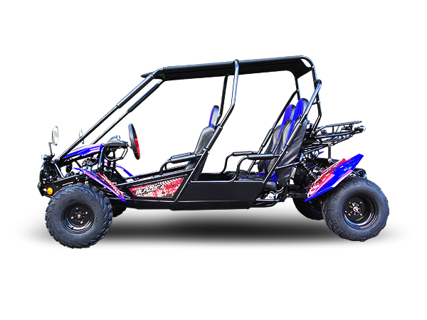 TrailMaster Blazer4 200EX EFI 4-Seater Buggy Go Kart, Extended Cab - Image 16