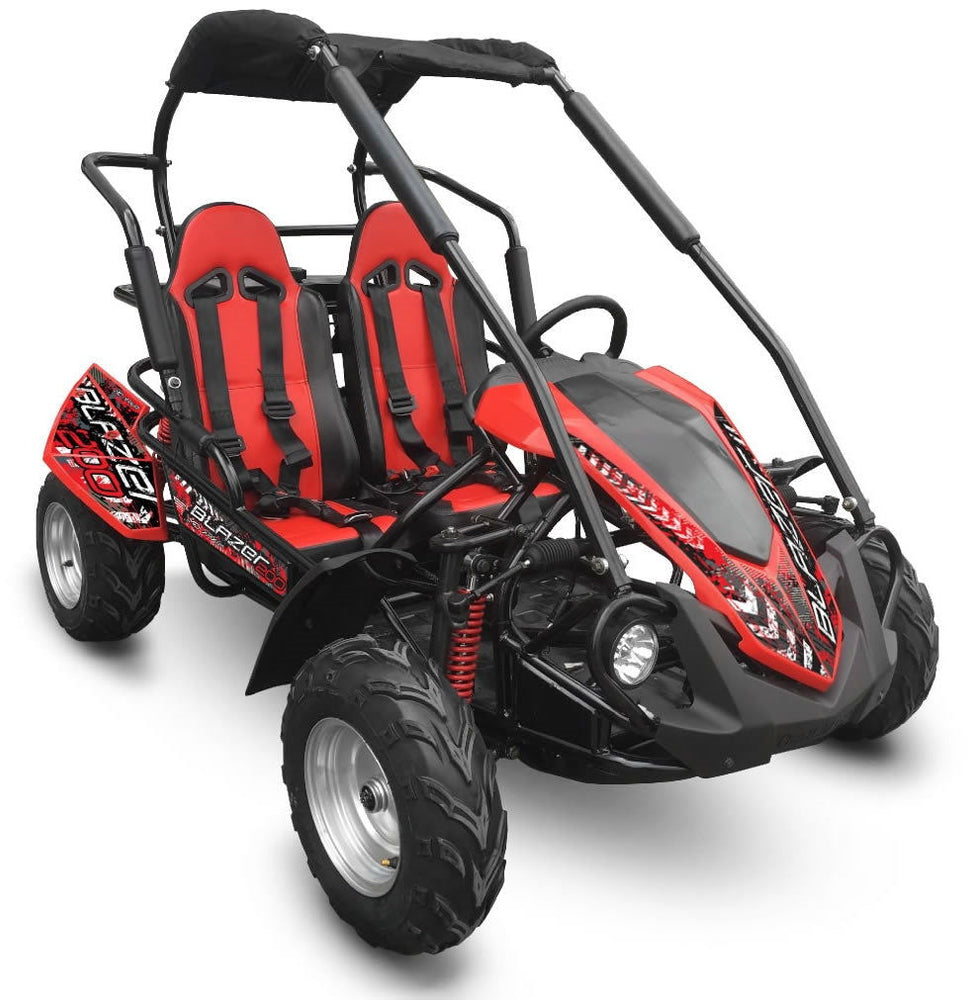 TrailMaster Blazer 200R MID-Size Go Kart, 7.5HP, Electric Start, Reverse