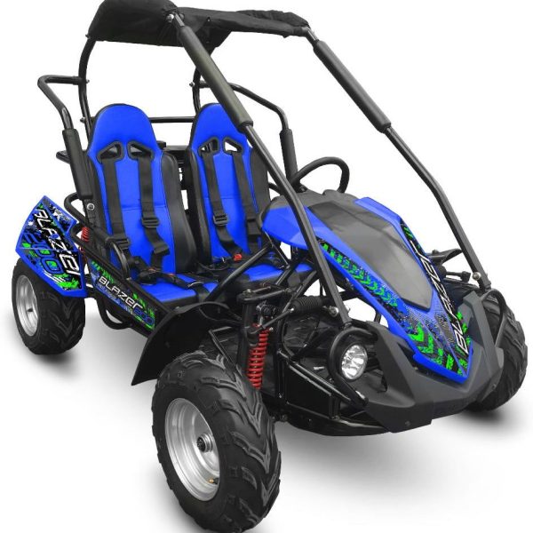 TrailMaster Blazer 200R MID-Size Go Kart, 7.5HP, Electric Start, Reverse
