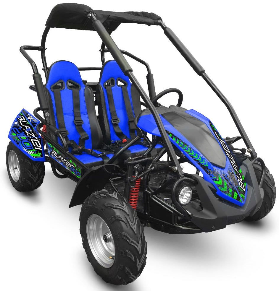 TrailMaster Blazer 200R MID-Size Go Kart, 7.5HP, Electric Start, Reverse - Image 2