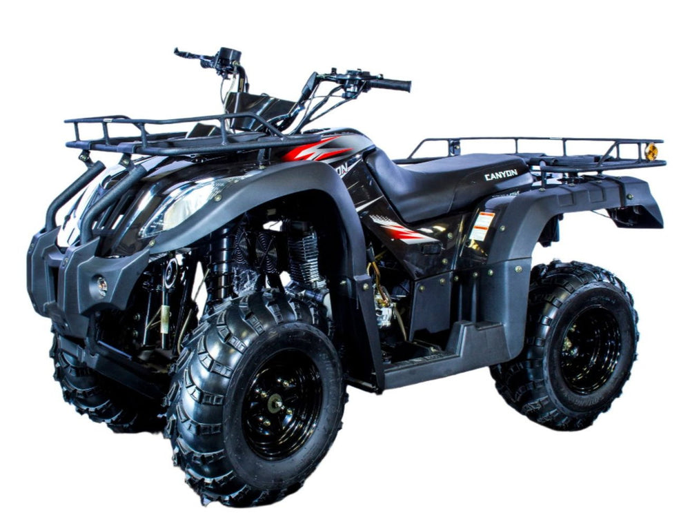 Canyon 250cc Utility ATV, Shaft Drive, Semi-automatic 4-Speed with Reverse, 10-inch Wheels