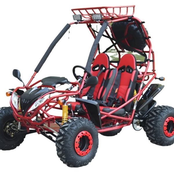 Captain Mid-Size Kids Gas Go Kart, 7.5HP 208cc, Electric Start, Reverse