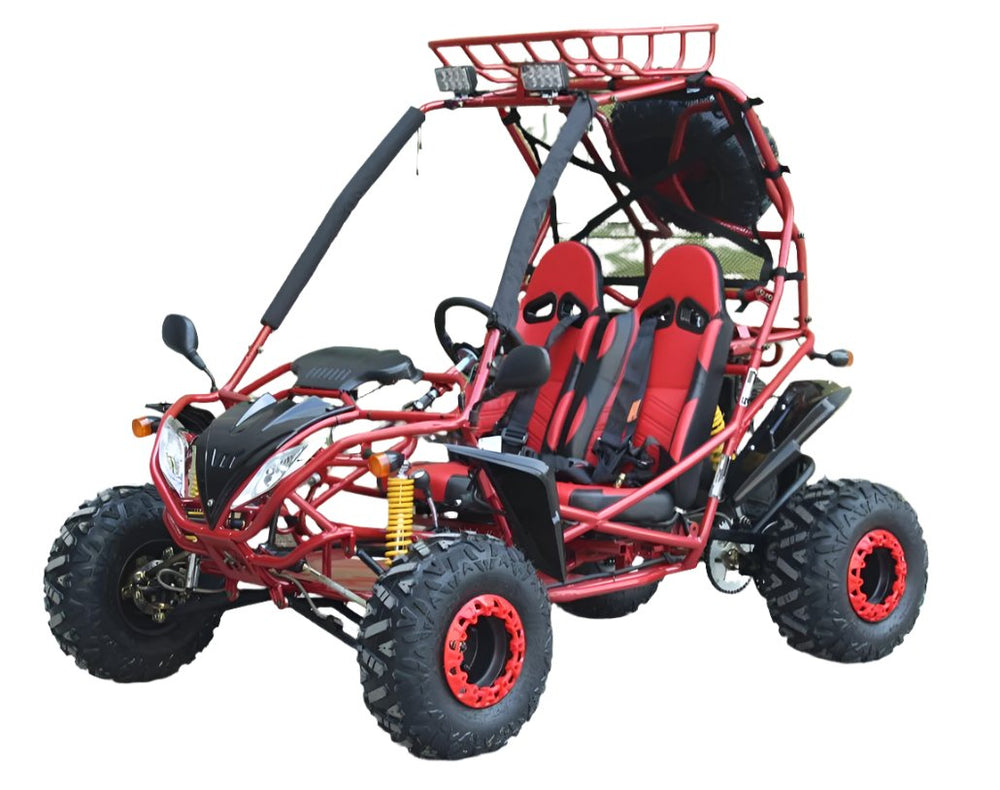 Captain Mid-Size Kids Gas Go Kart, 7.5HP 208cc, Electric Start, Reverse