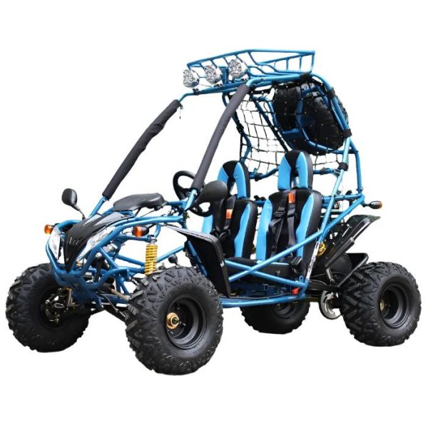 Captain Mid-Size Kids Gas Go Kart, 7.5HP 208cc, Electric Start, Reverse