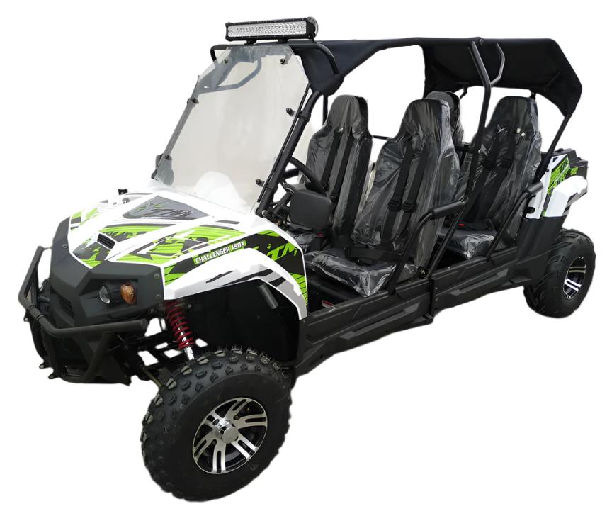 TrailMaster Challenger 200EX EFI 4-Seater UTV Side by Side Go Kart - Image 2