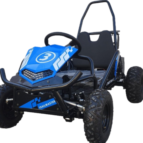 TrailMaster Cheetah i3 Kids Electric Mini Go Kart, 3-Speed with Reverse, Ages 4-9