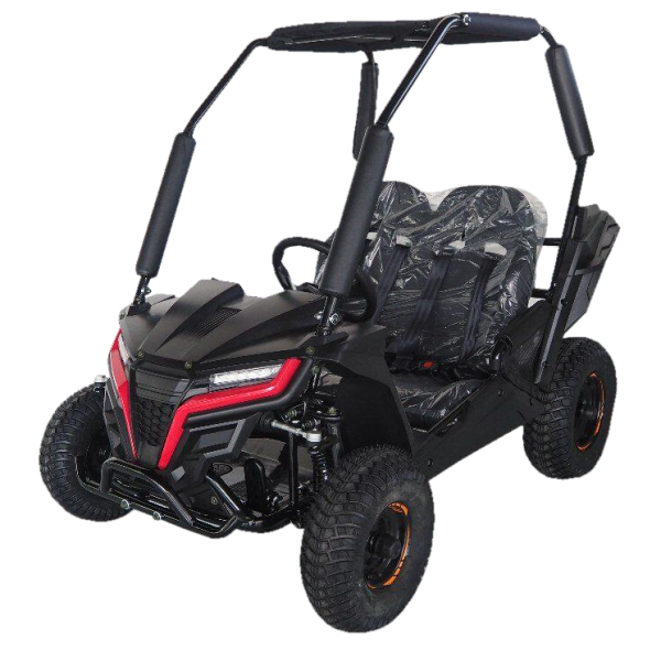 TrailMaster Cheetah i6 Electric Kids Go Kart, 48V 650W, Ages 4-9