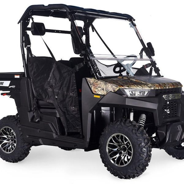 Crossfire LH200 EFI UTV Side-by-Side, Automatic with Reverse, Deluxe Alloy Wheels, Dump Bed, Windshield Included