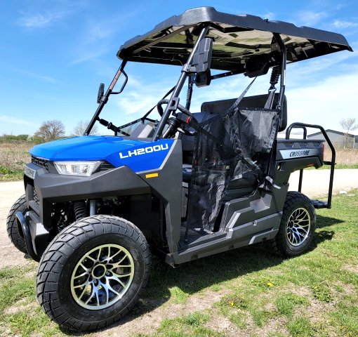 Crossfire LH200 Gas Golf Cart, Electronic Fuel Injection, Automatic with Reverse, Deluxe Alloy Wheels - Image 2