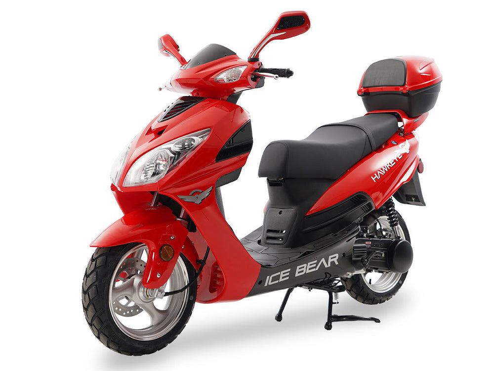 Hawkeye 150cc Street Scooter, Automatic, Front Disc Brake, 13 inch Aluminum Wheels, Trunk Included - Image 2