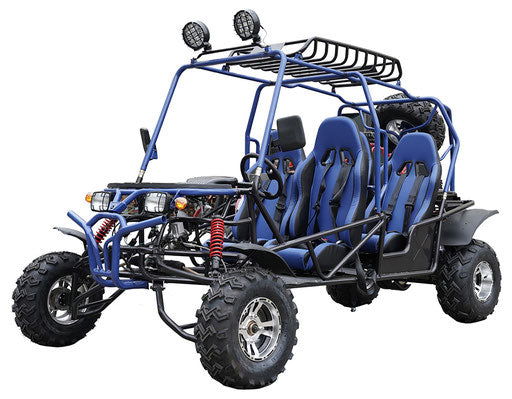 Hummer 4-Seater Buggy Go Kart, 200cc Electric Start, Automatic with Reverse, 10-inch Alloy Wheels - Image 3
