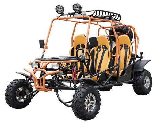 Hummer 4-Seater Buggy Go Kart, 200cc Electric Start, Automatic with Reverse, 10-inch Alloy Wheels - Image 4