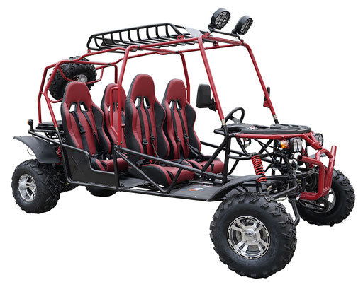 Hummer 4-Seater Buggy Go Kart, 200cc Electric Start, Automatic with Reverse, 10-inch Alloy Wheels - Image 5