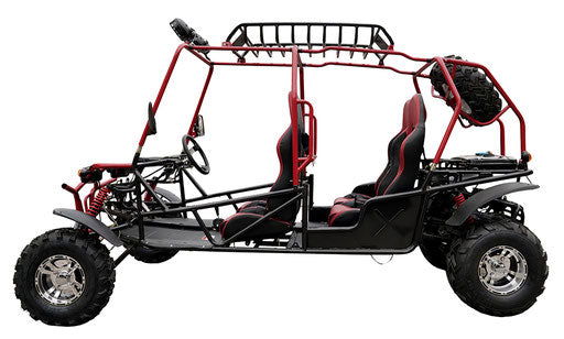Hummer 4-Seater Buggy Go Kart, 200cc Electric Start, Automatic with Reverse, 10-inch Alloy Wheels - Image 6