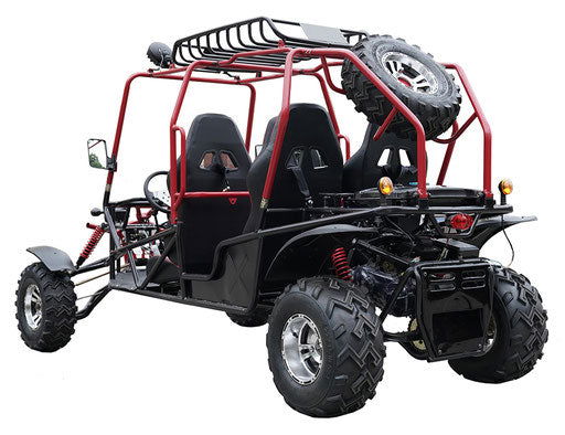 Hummer 4-Seater Buggy Go Kart, 200cc Electric Start, Automatic with Reverse, 10-inch Alloy Wheels - Image 8