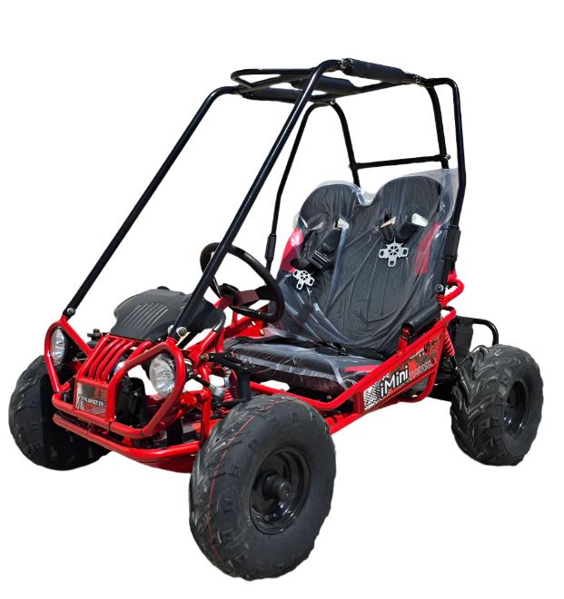 TrailMaster iMini Kids Electric Go Kart, Reverse, 48V, 2-Speed, Ages 4-9 - Image 2