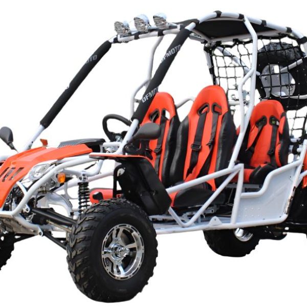 Jaguar 200 4-Seater Buggy Go Kart, Electric Start, Automatic with Reverse, 10-inch Deluxe Alloy Wheels, Ages 16 and up