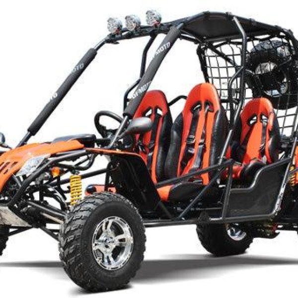 Jaguar 200 4-Seater Buggy Go Kart, Electric Start, Automatic with Reverse, 10-inch Deluxe Alloy Wheels, Ages 16 and up