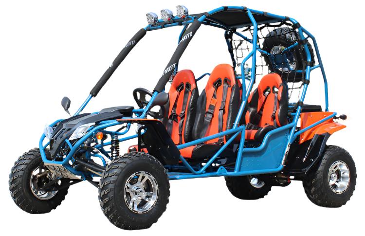 Jaguar 200 4-Seater Buggy Go Kart, Electric Start, Automatic with Reverse, 10-inch Deluxe Alloy Wheels, Ages 16 and up - Image 3