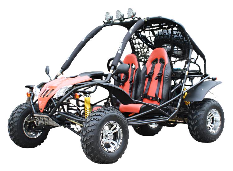 Jaguar 200 DLX Buggy Go Kart, Electric Start, Automatic with Reverse, 10-inch Alloy Wheels, Ages 16 and up - Image 2