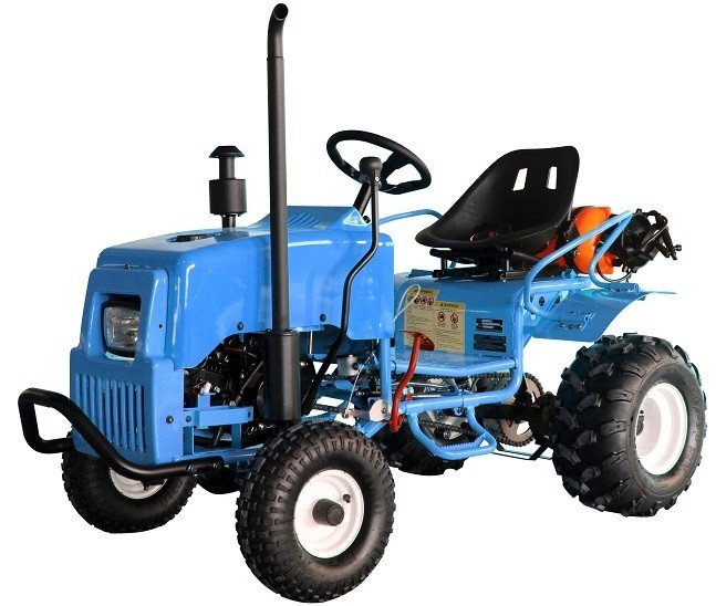 Kids Gas Mini Tractor, 125cc, Electric Start, Automatic, Reverse, Ages 12+ - Image 2