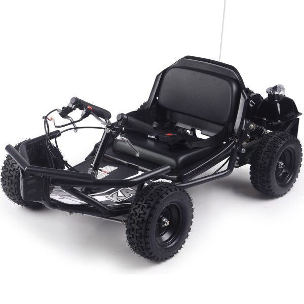 Sandman Kids Gas Powered Go Kart, 49cc 2-Stroke, Rear Suspension, Ages 4-6
