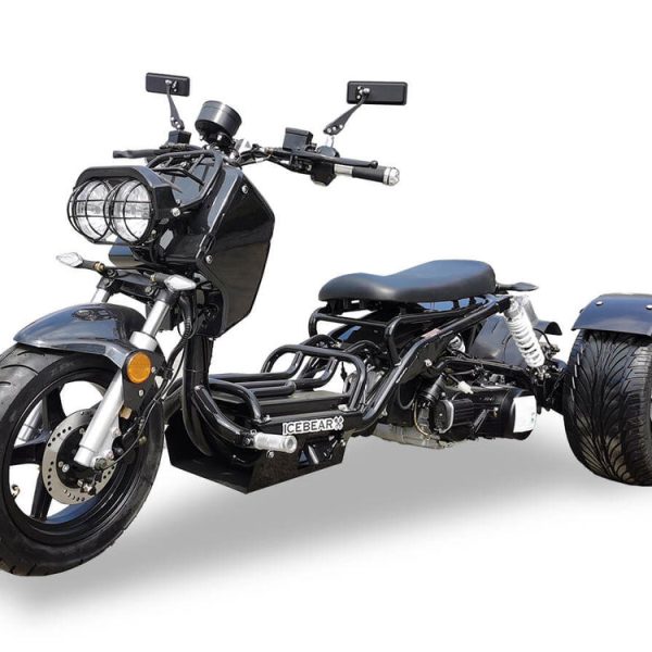Maddog 150cc Street Trike, Automatic, Disc Brakes, 14 inch Aluminum Rear Wheels