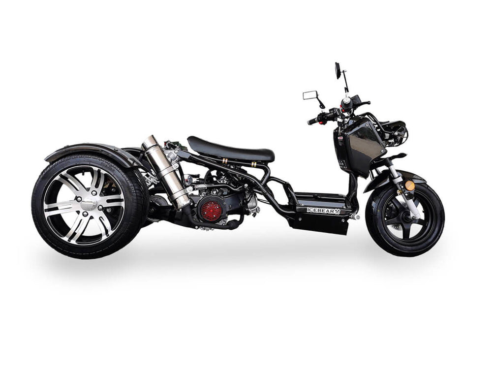Maddog 150cc Street Trike, Automatic, Disc Brakes, 14 inch Aluminum Rear Wheels - Image 8