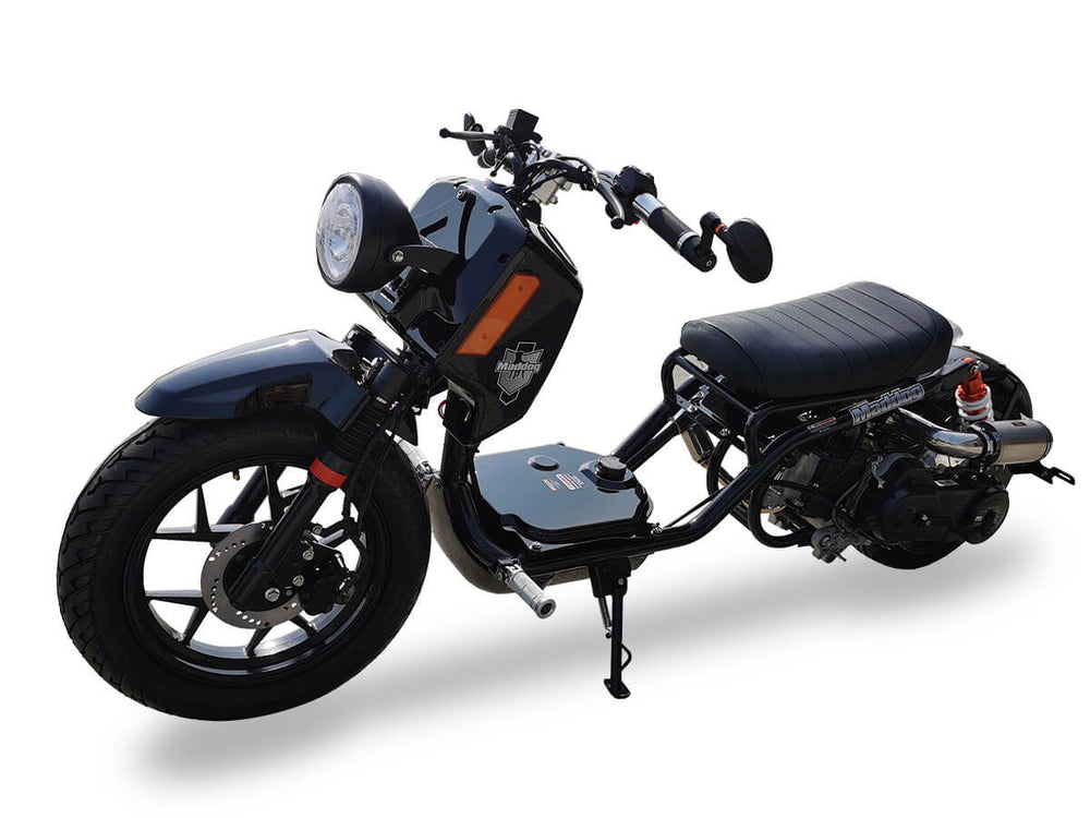 Maddog Gen V 50cc Street Scooter, Automatic, Front Disc Brake, 14 inch Aluminum Wheels, Digital Speedometer, LED Lights - Image 2