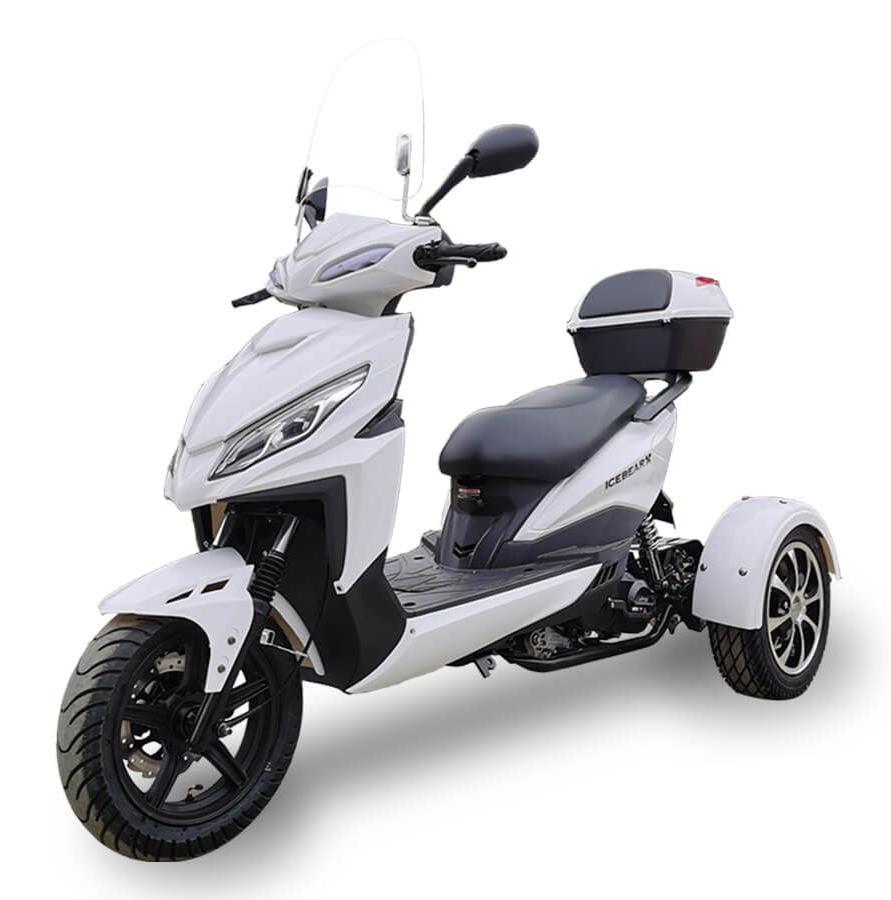 Mojo 150cc Street Trike, Automatic, Disc Brakes, Aluminum Wheels, Trunk and Windshield Included - Image 2