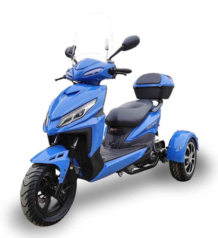 Mojo 150cc Street Trike, Automatic, Disc Brakes, Aluminum Wheels, Trunk and Windshield Included - Image 3