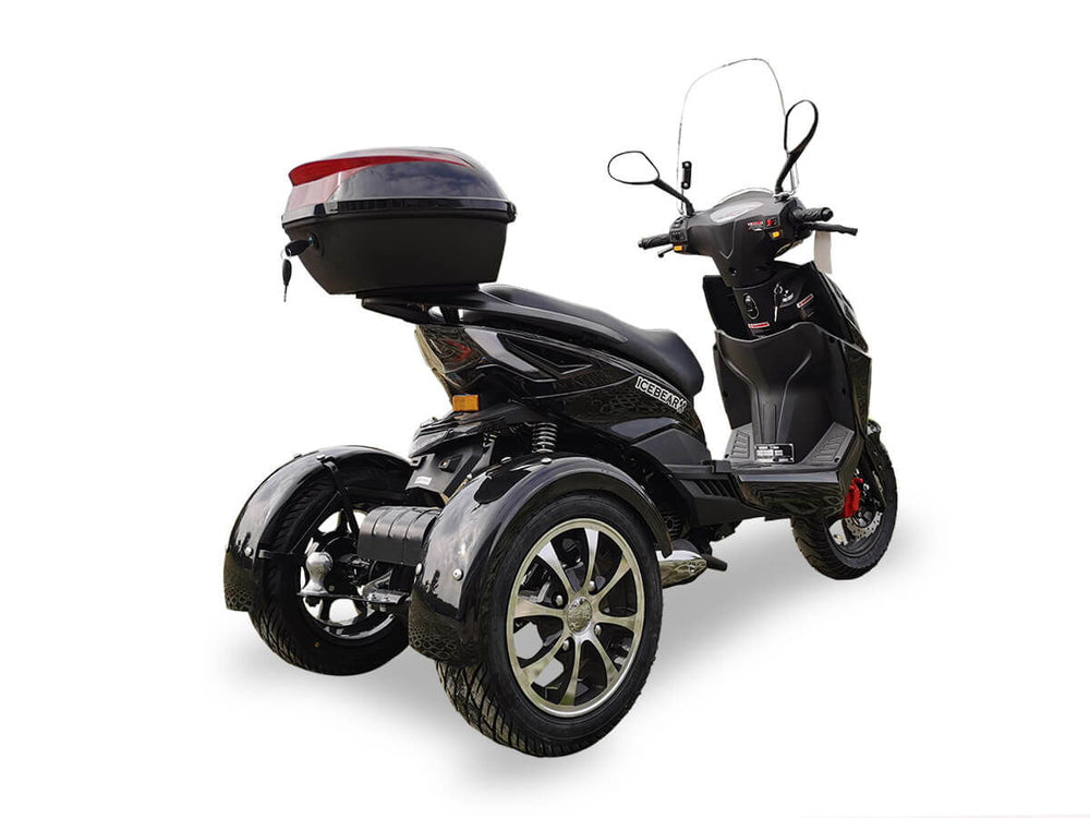 Mojo 50cc Street Trike, Automatic, Disc Brakes, Aluminum Wheels, Trunk and Windshield Included - Image 8