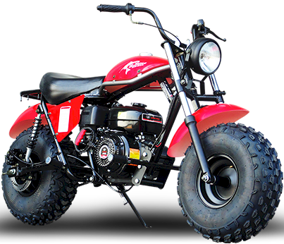 TrailMaster Monster Dog II Mini Bike, 196cc 6.5hp with Torque Converter, Rear Hydraulic Disc Brake - Image 2