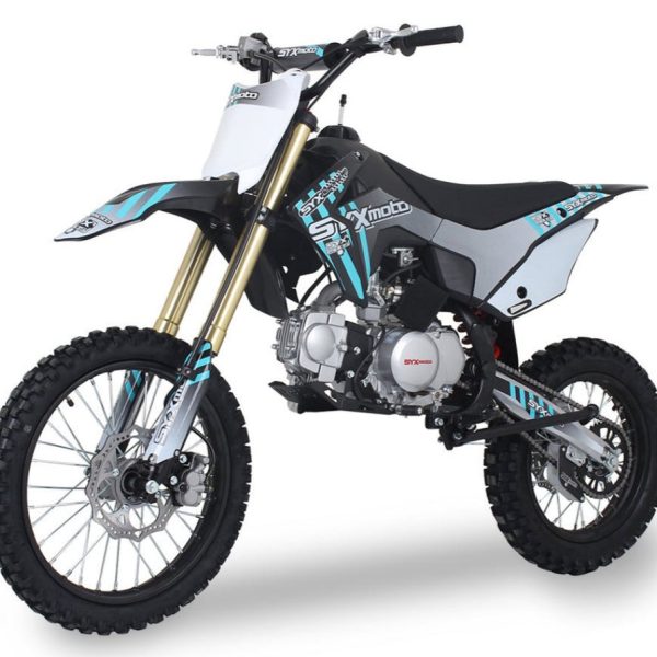 SYX Moto Whip 125cc Pit Bike, Kick Start, 4-Speed Manual Shifting, (17/14) Wheels, Ages 12 and up