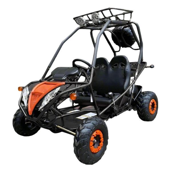 PGO 200GVA Kids Gas Go Kart, 196cc 6.5HP, Electric Start, Ages 7-12