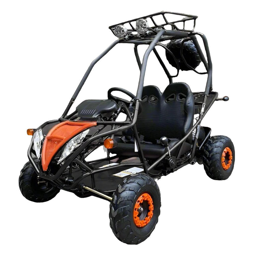 PGO 200GVA Kids Gas Go Kart, 196cc 6.5HP, Electric Start, Ages 7-12 - Image 2