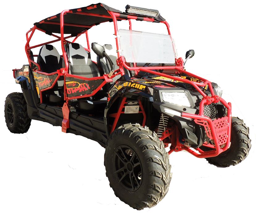 Predator 400XL 4-Seater UTV Side-by-Side, Electric Start, Shaft-Drive Automatic with Reverse, Ages 16 and up