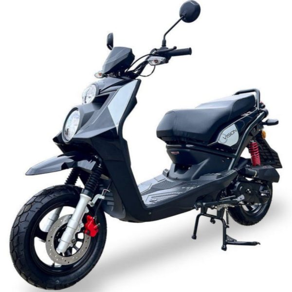 Bella 50cc Street Scooter, Automatic Shifting, 10 inch Aluminum Wheels, LED Lights