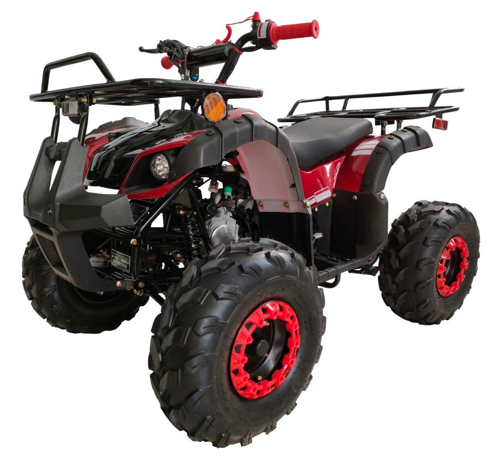 Rider 8 Utility 125cc ATV, Auto with Reverse, Front Bumper, Front Rack, Rear Rack, Ages 12 and up
