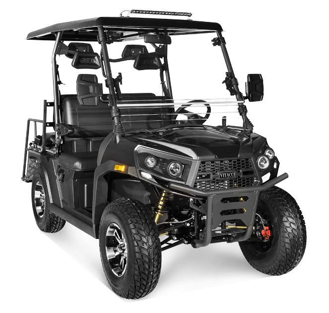Rover 300 Gas Golf Cart, Electronic Fuel Injection, Automatic with Reverse, Deluxe Alloy Wheels, Windshield Included - Image 2